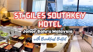 St Giles Southkey Hotel Johor Bahru Malaysia With Breakfast Buffet [upl. by Podvin]