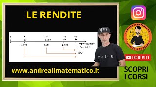 INTRODUZIONE ALLE RENDITE Finanza Aziendale [upl. by Ahselat]