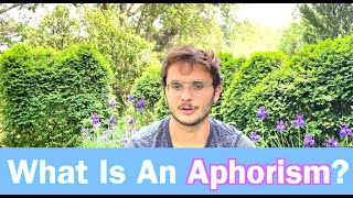 What is An Aphorism Learn Daily Vocabulary [upl. by Elletse]