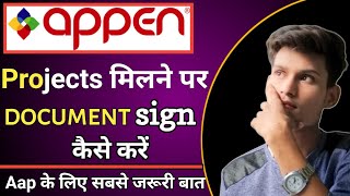 Appen sign document  Appen work from home review [upl. by Pero]