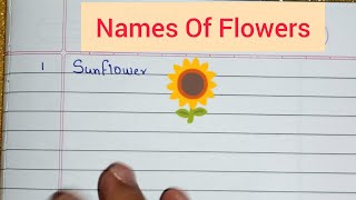 Flowers Name In English  Names Of Flowers  Phoolon Ke Naam Angreji Mein [upl. by Mak]