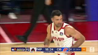 What an assist by Matic Rebec FMP Soccerbet – Cibona 512024 [upl. by Vick]