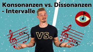 Konsonanzen vs Dissonanzen  welche Töne gut zusammen passen [upl. by Yelsiap]