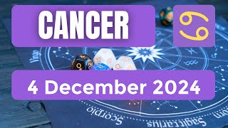 Cancer horoscope  Cancer Horoscope for Today 4 December 2024 [upl. by Anilram178]