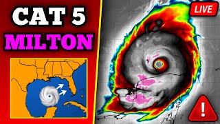 🔴 BREAKING Hurricane Milton Becomes Worst Hurricane In Years  Catastrophic Impacts In Florida Soon [upl. by Lamrouex]