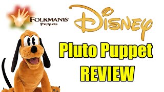 DISNEY FOLKMANIS PLUTO PUPPET  MICKEY amp FRIENDS PUPPET REVIEW  Justin Talks Puppets [upl. by Bridge]