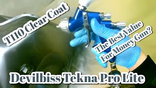 Devilbiss Tekna Pro Lite T110 For Clear Coat [upl. by Monto]