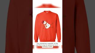 Winter Tshirts Holiday Tshirts funny snowman sweatshirts [upl. by Jacquette]