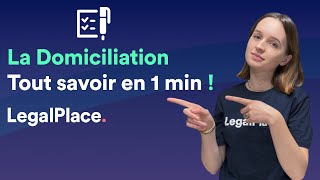 La domiciliation  tout savoir en 1 min [upl. by Veradi]