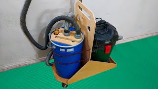 2 Ways To Make DIY Cyclone for workshop  Classic Dust collector VS Thien Cyclone Separator [upl. by Bradman]