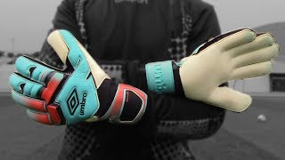 UMBRO NEO PRO DPS GOALKEEPER GLOVE REVIEW [upl. by Hako903]