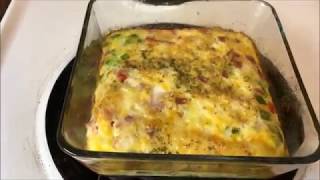 Easy Baked OmeletteStep by Step Tutorial [upl. by Dnomal]