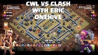 CWL vs Clash with Eric OneHive Clan war League 2020 June Season  3 star TH13 CWL war Bases [upl. by Gow]