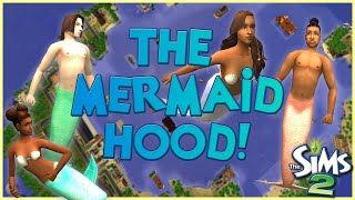 MERMAID LAND IN SIMS 2  Sims 2 Custom Hood [upl. by Iem]