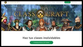 Tutorial CLASSCRAFT español gamificación [upl. by Pietrek181]