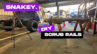 TRAY BUILD PT3 DIY SCRUB RAILS4x4 [upl. by Huston465]