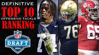 Top 10 Offensive Tackles in the 2024 NFL Draft I Scouting Reports amp Highlight Reels [upl. by Einial]