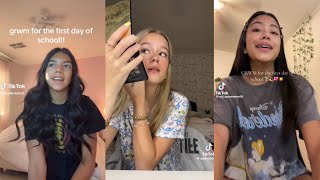 Grwm first day of school 🏫 TikTok compilation [upl. by Perusse]