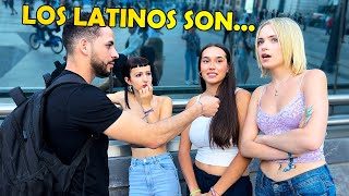 ESPAÑOLAS opinan sobre los latinos en España  MADRID [upl. by Callan]