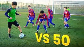 JINWON MAAKT KAPOT VS 50 VERDEDIGERS 😱🔥 [upl. by Brantley]