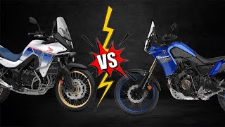 ¡Yamaha Tenere VS Honda Transalp ¿Con cuál te quedarías [upl. by Wilkens984]