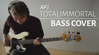 AFI  Totalimmortal bass cover [upl. by Sweatt]