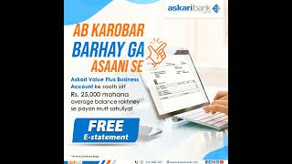 Askari Bank offers FREE Estatement [upl. by Descombes650]