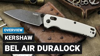 Kershaw Bel Air  MagnaCut DuraLock Knife Overview [upl. by Allisurd]