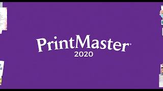 PrintMaster 2020 Tutorials  Working with Background [upl. by Ocsicnarf]