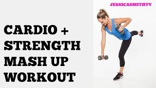 10 Minute Cardio Strength Mash Up Workout  Full Advanced Home Routine [upl. by Pritchett]