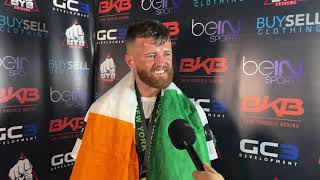 Joe Fitzpatrick  BKB39 Postfight Interview [upl. by Seligman]