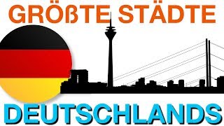 Die 20 größten Städte Deutschlands [upl. by Suaeddaht]