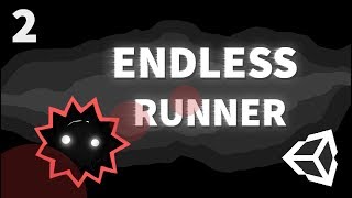 HOW TO MAKE A SIMPLE GAME IN UNITY  ENDLESS RUNNER  2 [upl. by Placeeda]