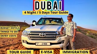 DUBAI Tour Guide  AZ India to DUBAI Trip Plan Tourist Places To Visit Itinerary amp Budget Hindi [upl. by Jaynell]