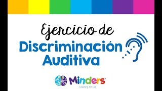 Discriminación Auditiva  Minders Psicología Infantil [upl. by Tannen292]