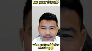 how to not to work while youre working with your friendfunny subscribe highlightsyoutubeshorts [upl. by Mylo]