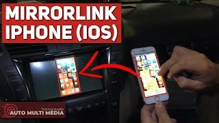 MirrorLink Как Подключить Телефон к Машине Toyota Lexus iPhone iOS [upl. by Dis233]