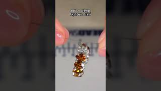 DIY sparkling ring with Swarovski💞 Subscribe and watch other jewelry ideas on the channel🌸 [upl. by Neelloc20]