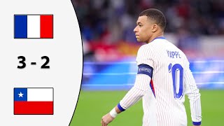 France vs Chile 32 All Goals amp Highlights  2024 [upl. by Annala]