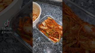 Rezept ⬇️ Ganz einfach leckeren Kimchi einlegen 🥬 Part 1 kimchi koreanfood spicyfood [upl. by Berke]