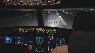 Airbus A320 NIGHT TAKE OFF [upl. by Assital]