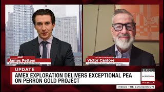 Amex Exploration Delivers Exceptional PEA on Perron Gold Project [upl. by Apoor]