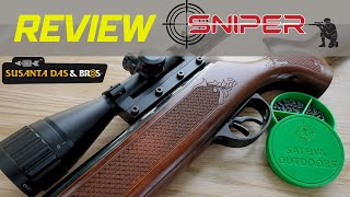 SDB Sniper Review  Nitro Piston Air rifle  Match Trigger Best Indian Air rifle [upl. by Tnahsin]