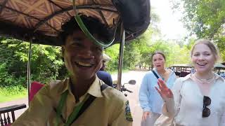 A typical day as a tour guide at Angkor Wat [upl. by Araid]