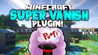 SUPER VANISH  Minecraft Plugin Tutorial [upl. by Sholom]