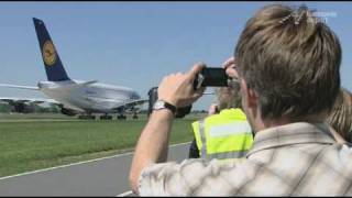 Begeisterung für den Airbus A380  Hannover Airport TV [upl. by Gaut]