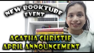 Agatha Christie April Announcement New Booktube Event Introduction agathachristieapril [upl. by Eibreh]