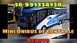 quotExplorando Detalhes Miniatura de Ônibus de Controle Remoto em Açãoquot [upl. by Notyalk]