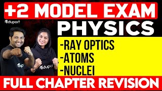 Plus Two Model Exam Physics  Ray Optics Atoms Nuclie  Eduport Plus Two [upl. by Deery]