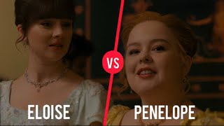 Eloise vs Penelope  How Eloise Discovered Lady Whistedown’s Identity Bridgerton Seaon 2 [upl. by Yeldar]